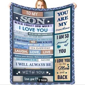 🌲🎄♥️❤️Perfect Christmas present for your son New blanket for your son
